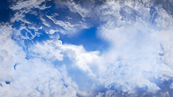 Sky Flying Through Clouds Animation, Motion Graphics | VideoHive